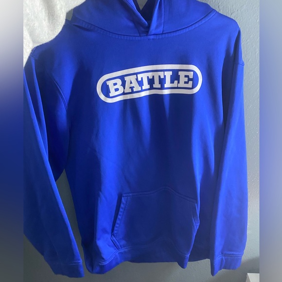 Blue Battle Hoodie - Picture 1 of 2